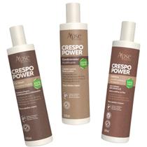 Kit Para Cabelos Crespos Apse Power Shampoo, Condicionador e Gelatina 3X300ml - Apse Cosmetics