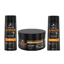 Kit para Cabelos em Queda BARROMINAS Cresce Fio Shampoo + Condicionador + Máscara