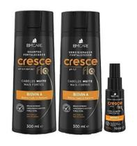 Kit para Cabelos em Queda BARROMINAS Cresce Fio Shampoo + Condicionador + Sérum Fortalecedor