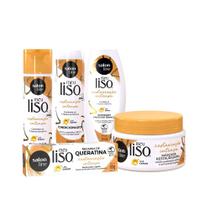 Kit para cabelos lisos com Meu Liso Restauração Intensa