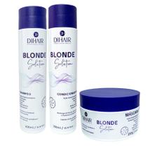 Kit Para Cabelos Loiros Blonde Solution 300ml Dihair