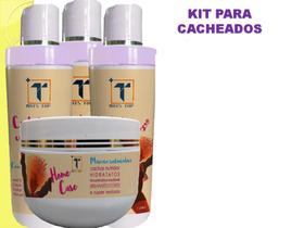Kit para Cacheados - A Mais Top do Mercado 1 Litro Kit para Cacheados - A Mais Top do Mercado 1 Litro