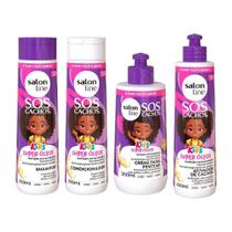 Kit para cachinhos nutridos com SOS Cachos Kids Nutrição em Ação