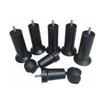 Kit Para Cama Box Casal 5 Pes 2 Rodizio com 13cm Altura