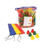 Kit Para Cama Elástica 2,50M Com Rede 6 Capas E 6 Ponteiras