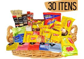 Kit Para Cesta De Café Da Manhã Melhores Marcas 30 Itens Kit Para Cesta De Café Da Manhã Melhores Marcas 30 Itens