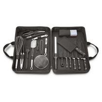 Kit Para Chefs Tramontina Em Aço Inox Cabo De Policarbonato Com Maleta 20pçs 24099027