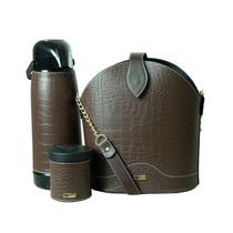 Kit para Chimarrão Três Peças Alça Corrente Matetri Mateira, Térmica 1,8L e Porta-Erva - Kit para Chimarrão Três Peças Alça Corrente Matetri Mateira, Térmica 1,8L e Porta-Erva -