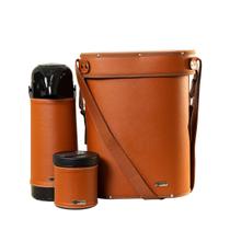 Kit para Chimarrão Três Peças Fechada Matetri Acompanha Mateira, Térmica 1L e Porta-Erva -