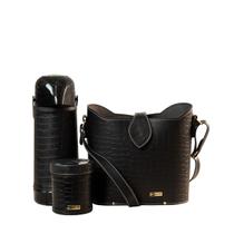Kit para Chimarrão Três Peças Slim Matetri Acompanha Mateira, Térmica 1L e Porta-Erva -