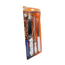 Kit Para Churrasco 3 Peças Em Aço Inoxidável Gp6