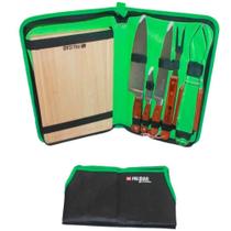 Kit para Churrasco em Inox 8 Peças - 7914955 - PALISAD CAMPING Kit para Churrasco em Inox 8 Peças - 7914955 - PALISAD CAMPING
