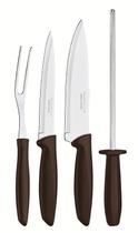 Kit para Churrasco Plenus Marrom 4 Peças Tramontina