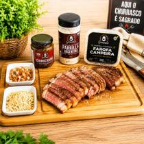 Kit para Churrasco Tábua Cortar e Servir Kit para Churrasco Tábua Cortar e Servir