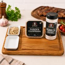 Kit para Churrasco Tábua Cortar e Servir Kit para Churrasco Tábua Cortar e Servir