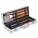 Kit Para Churrasco Texas Aço Inox 6 Peças Fixxar Kit Para Churrasco Texas Aço Inox 6 Peças Fixxar