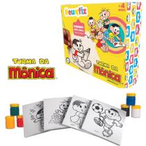 Kit Para Colorir Turma Da Monica Arte I9 Brinquedos 0146