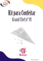 Kit para Confeitar Grand Chef nº 01 - Mago - confeitaria, sobremesas, bicos, sacos (16821)