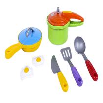 Kit Para Cozinha Com 7 Peças de Brinquedo Poliplac