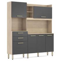 Kit para Cozinha Select Avena Grafito - Demóbile Kit para Cozinha Select Avena Grafito - Demóbile