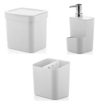 Kit Para Cozinha Trium Branco 3 Peças - Ou