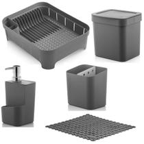 Kit Para Cozinha Trium Chumbo 5 Peças - Ou Kit Para Cozinha Trium Chumbo 5 Peças - Ou