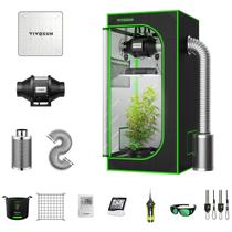 Kit para Cultivo en Tienda VIVOSUN 60x60x120 cm con Luz LED 100W Kit para Cultivo en Tienda VIVOSUN 60x60x120 cm con Luz LED 100W