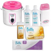 Kit Para Depilação Com Cera Quente Rolon E Termocera 400G - Mega Bell