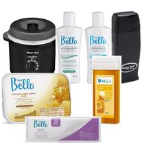 Kit Para Depilação Com Cera Quente Rolon E Termocera - mega bell