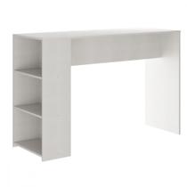 Kit para Escritório 2 Estante Prateleira 1 Mesa Escrivaninha em L Retrô Preto Cinza Kit para Escritório 2 Estante Prateleira 1 Mesa Escrivaninha em L Retrô Preto Cinza