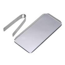 Kit Para Estufa Esterelix Pinça Bandeja Aço Inox Mega Bell Salão de Beleza Profissional Estética Biossegurança Higiene Intrumentos