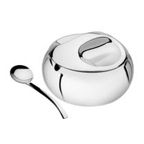 Kit para Farinha Tramontina Service em Aço Inox 13,5 cm 2 Peças Kit para Farinha Tramontina Service em Aço Inox 13,5 cm 2 Peças