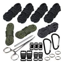 Kit Para Fazer Pulseira 7 Paracord Fechos Tesoura Agulha Ntk