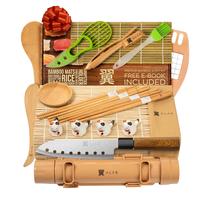 Kit para Fazer Sushi Alas 20 Peças com Faca e Esteiras Kit para Fazer Sushi Alas 20 Peças com Faca e Esteiras