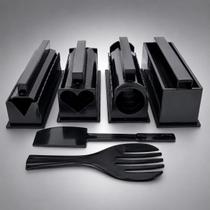 Kit para Fazer Sushi em Casa com 11 Peças Moldes e Acessórios para Preparo Kit para Fazer Sushi em Casa com 11 Peças Moldes e Acessórios para Preparo