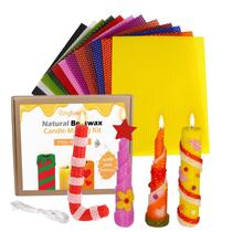Kit para Fazer Velas de Cera de Abelha Bingfuego 12 Folhas 25 x 20 cm