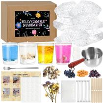 Kit para Fazer Velas de Gelatina Jcoos 680g Cera de Gel DIY
