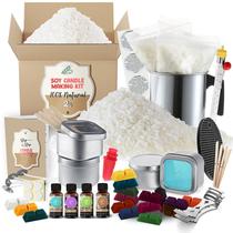 Kit para Fazer Velas Etienne Alair com Cera de Soja Orgânica 2 lb Kit para Fazer Velas Etienne Alair com Cera de Soja Orgânica 2 lb