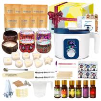 Kit para Fazer Velas Handnatur com Panela Digital para Derreter Cera Kit para Fazer Velas Handnatur com Panela Digital para Derreter Cera