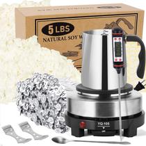 Kit para Fazer Velas SAEUYVB, 5 lb de Cera de Soja e Placa Elétrica 110 V