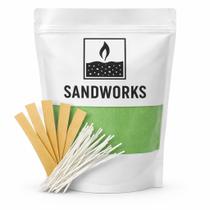 Kit para Fazer Velas SANDWORKS Areia de Cera 500 g com Pavio Kit para Fazer Velas SANDWORKS Areia de Cera 500 g com Pavio