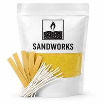 Kit para Fazer Velas SANDWORKS Areia de Cera 500 g com Pavio Kit para Fazer Velas SANDWORKS Areia de Cera 500 g com Pavio