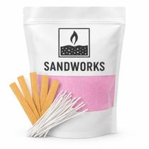 Kit para Fazer Velas SANDWORKS Cera de Areia 500 g com Pavio Kit para Fazer Velas SANDWORKS Cera de Areia 500 g com Pavio