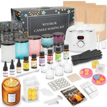 Kit para Fazer Velas WITOROR com Aquecedor Digital para Cera de Soja