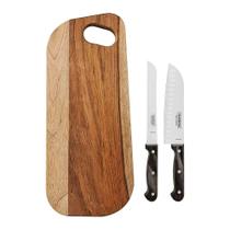 Kit para Frios com Tábua 3 Peças Tramontina Polywood 21198998 Castanho Kit para Frios com Tábua 3 Peças Tramontina Polywood 21198998 Castanho