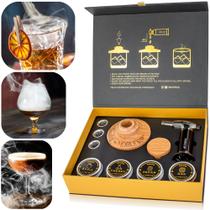 Kit para fumantes de coquetéis NobleSip Smoky para uísque e bourbon