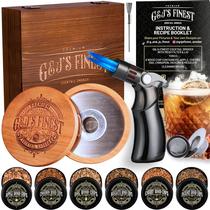Kit para fumantes de uísque G & J's Finest Quad Flame Torch Wood Chips