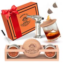 Kit para fumantes de uísque MR. SMOKESOME à moda antiga com lanterna