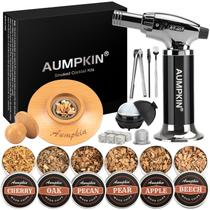Kit para fumar coquetéis Aumpkin com tocha + 6 sabores de lascas de madeira Kit para fumar coquetéis Aumpkin com tocha + 6 sabores de lascas de madeira