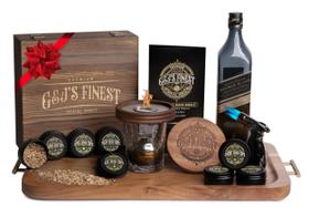 Kit para fumar coquetéis G & J's Finest Whisky com tocha Quad Flame